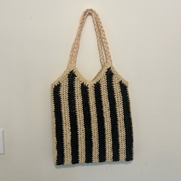 Stripe woven bag - Picture 3 of 6